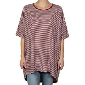 LuLaRoe Striped Short Sleeve Tee - Red and White‎